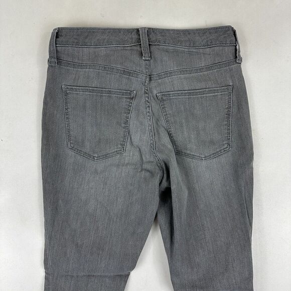 Universal Thread High Rise Skinny Denim Jeans Gray Cut-Off Button Fly Size 2/26R - Picture 11 of 12